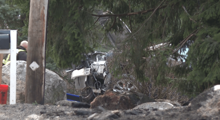 Man hospitalized after rollover crash in Johnston