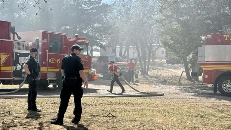 OKC and Norman fire crews contain garage fire in Norman after smoke ...
