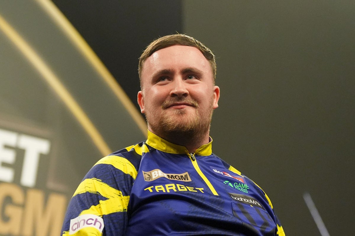 Luke Littler begins defence of Belgian Darts Open title with routine ...