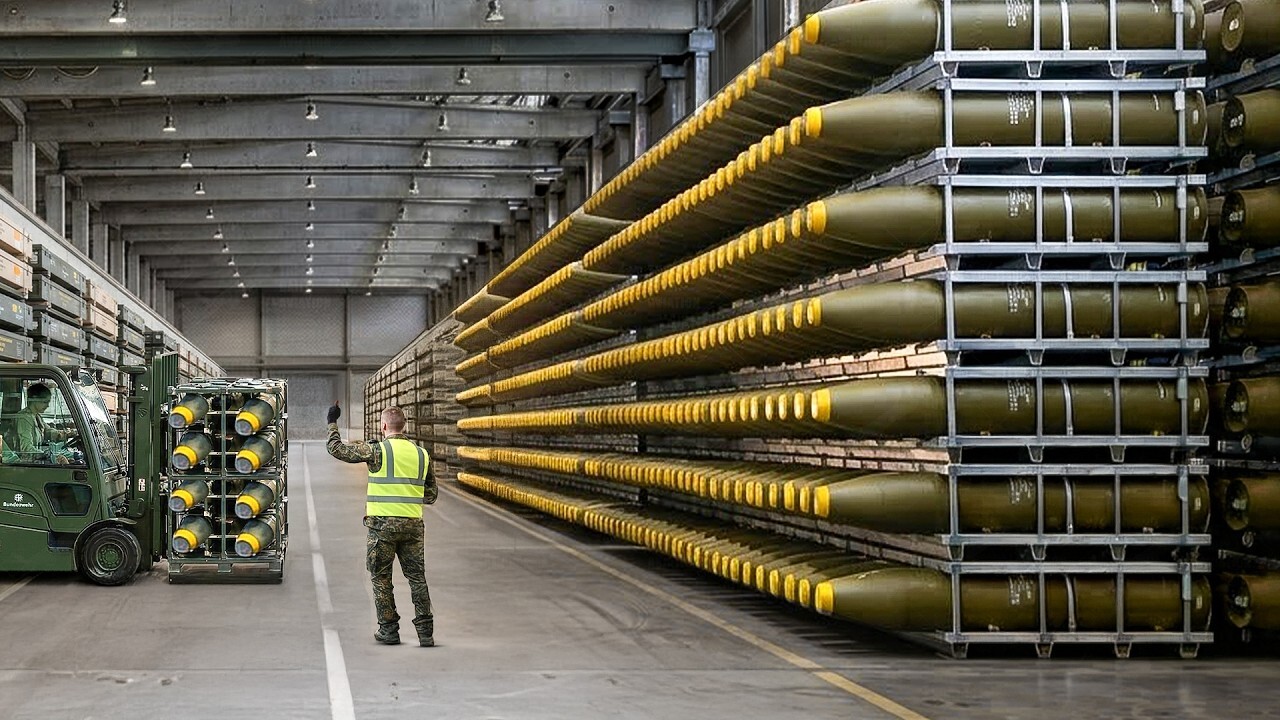Inside massive German factory storing tons of NATO’s powerful ammunition