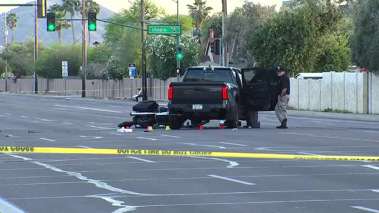 Police ID motorcyclist killed in crash on north Phoenix road