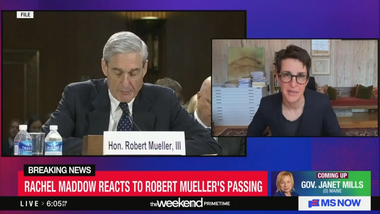 Rachel Maddow mourns ‘failure’ of Robert Mueller’s Trump investigation ...