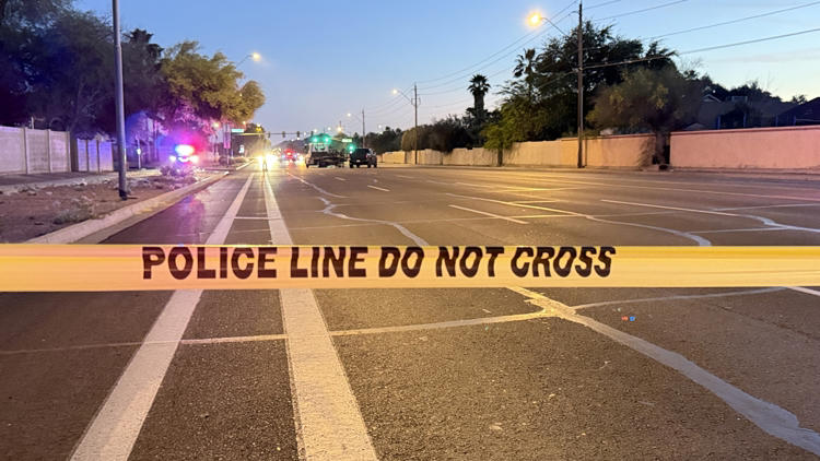 Motorcyclist dies after being hit by truck in north Phoenix