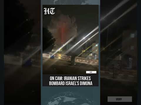 Iranian missile strike caught on cam, Dimona hit hardest in southern ...