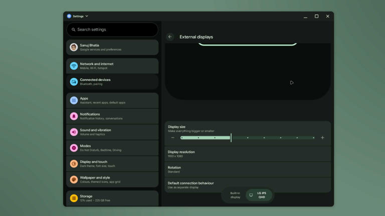 I changed these 6 settings to make Pixel's desktop mode more usable