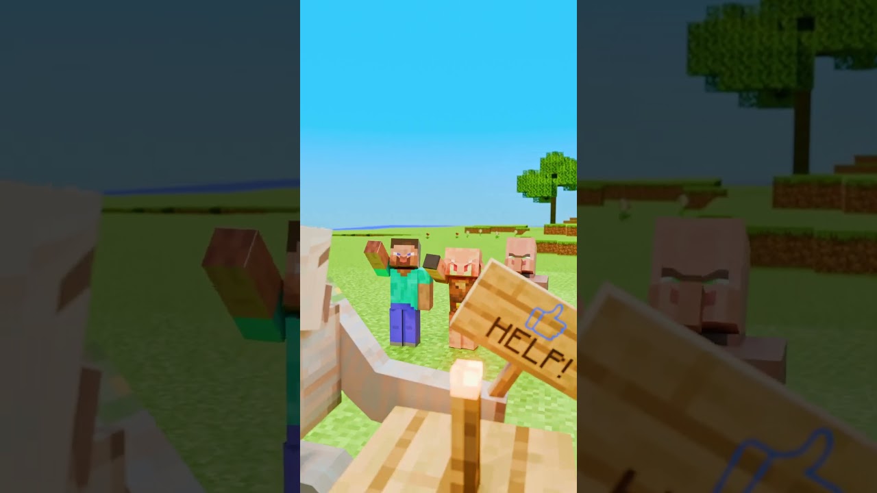 Minecraft iron golem hair loss funny 3D simulation