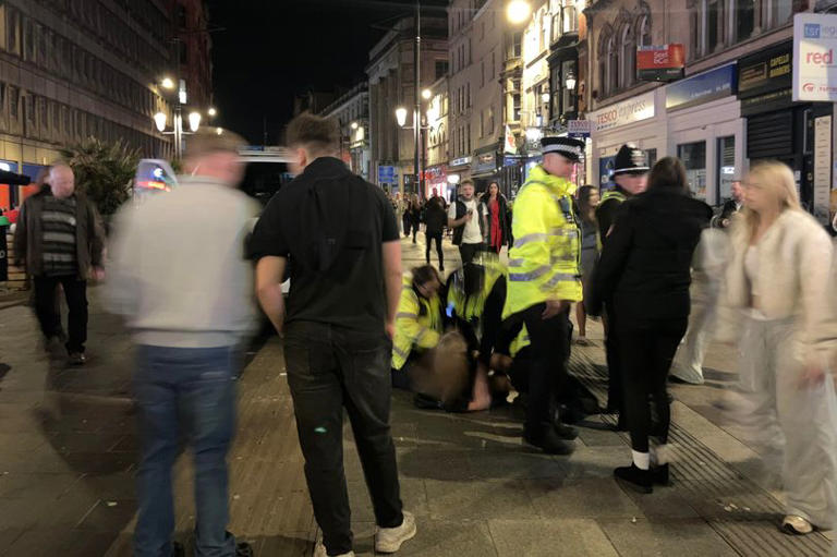 I went out with police in Cardiff on a packed Saturday night and saw ...