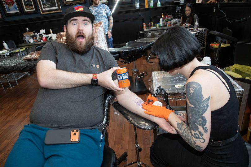 Irn-Bru superfans get tattoos to celebrate 125th birthday of iconic drink