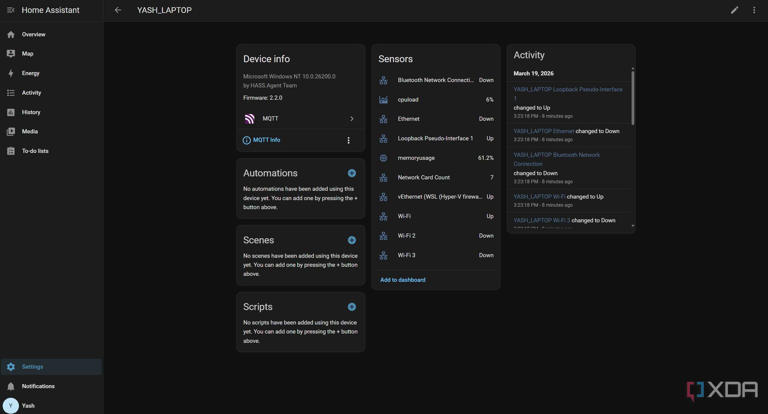 I monitor my PC with Home Assistant, and it's a bigger deal than I realized