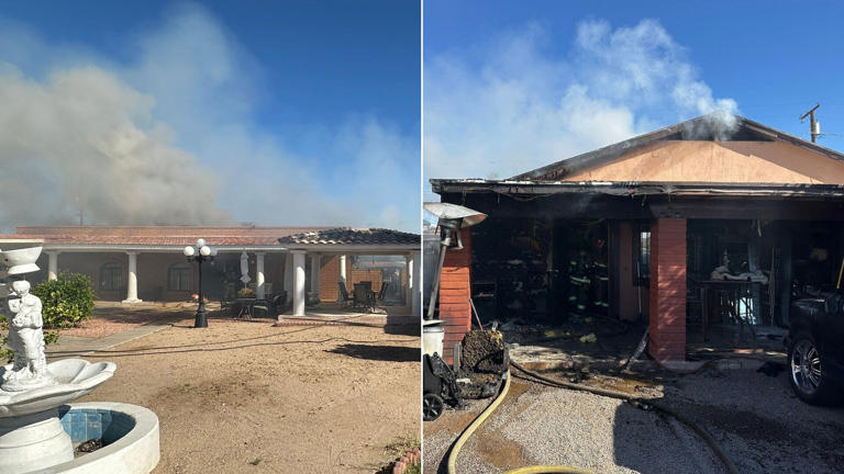 Several people displaced after fire engulfs 2 homes in Maryvale