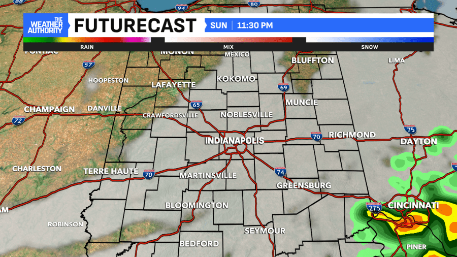 AA1Z8cUd Near-Record Highs and Storms Loom Over Central Indiana Sunday