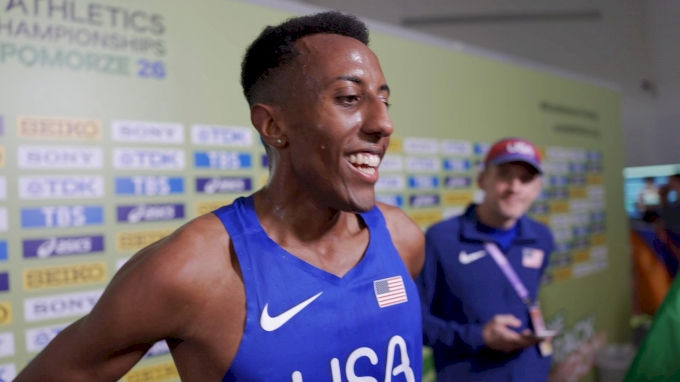 Yared Nuguse reflects on his world 3,000m performance