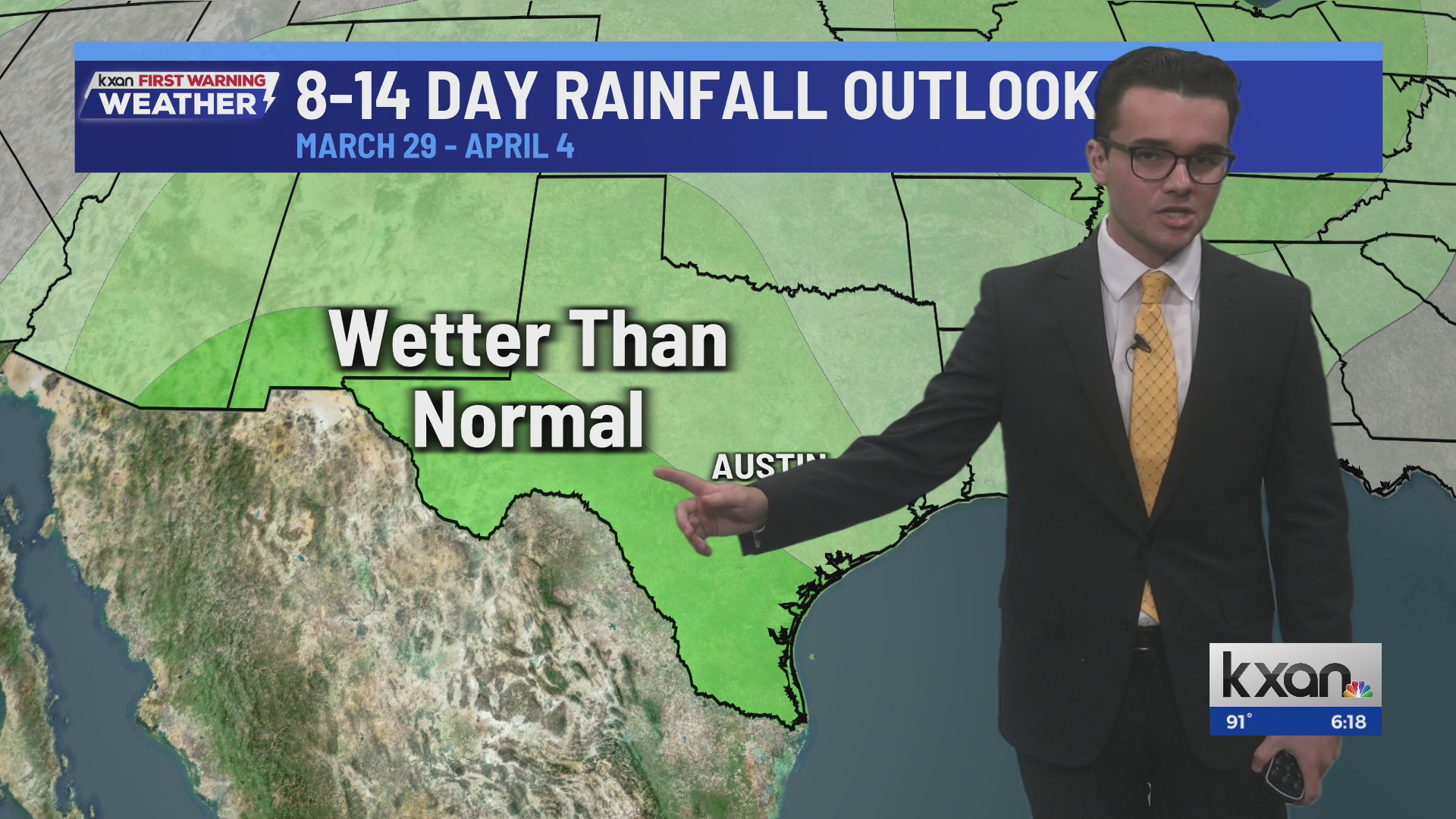 Record heat for now, rain chances return in early April | KXAN weather ...