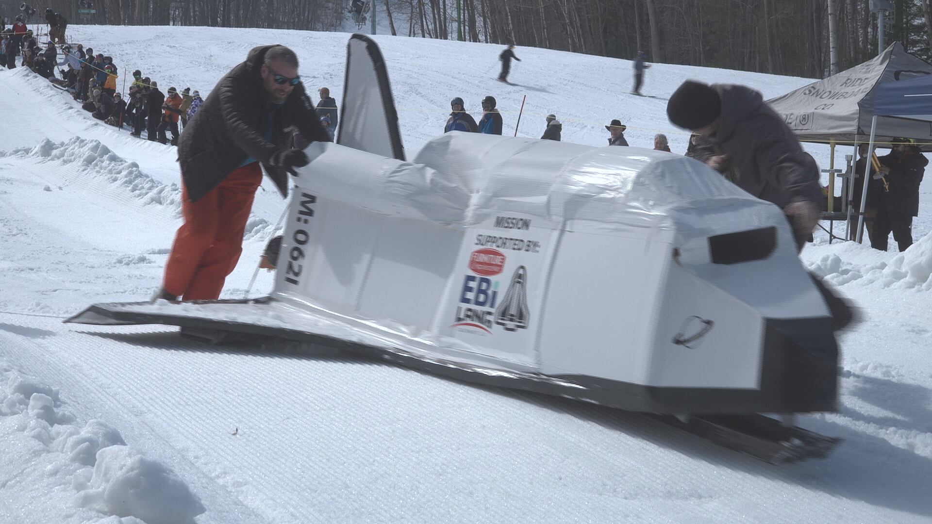 Granite Peak holds annual cardboard sled race