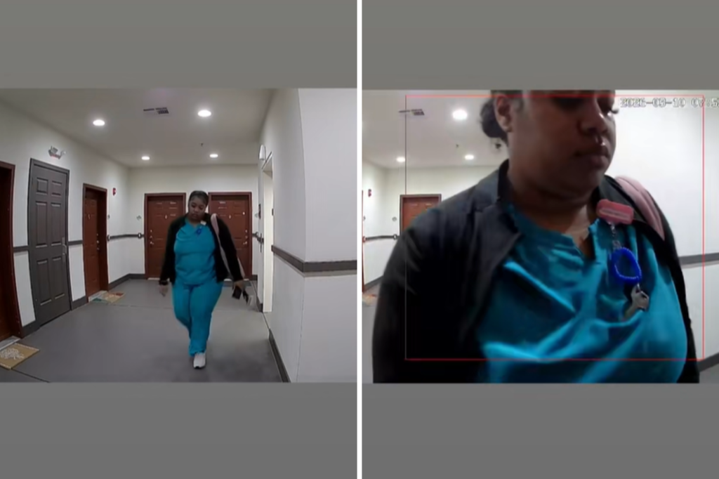 AA1Z8uCv Door cam captures exhausted healthcare worker after 17-hour shift