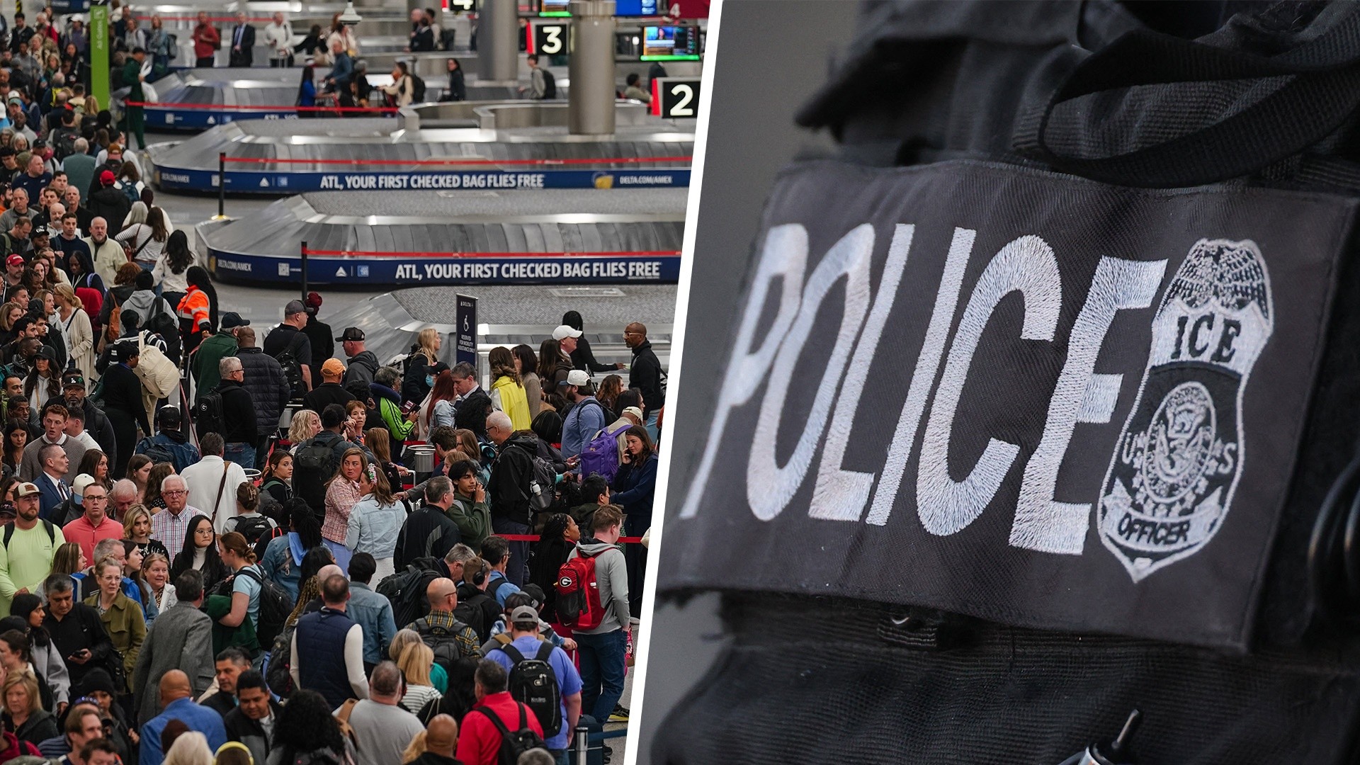 Trump threatens to deploy ICE agents at US airports as TSA agents quit ...