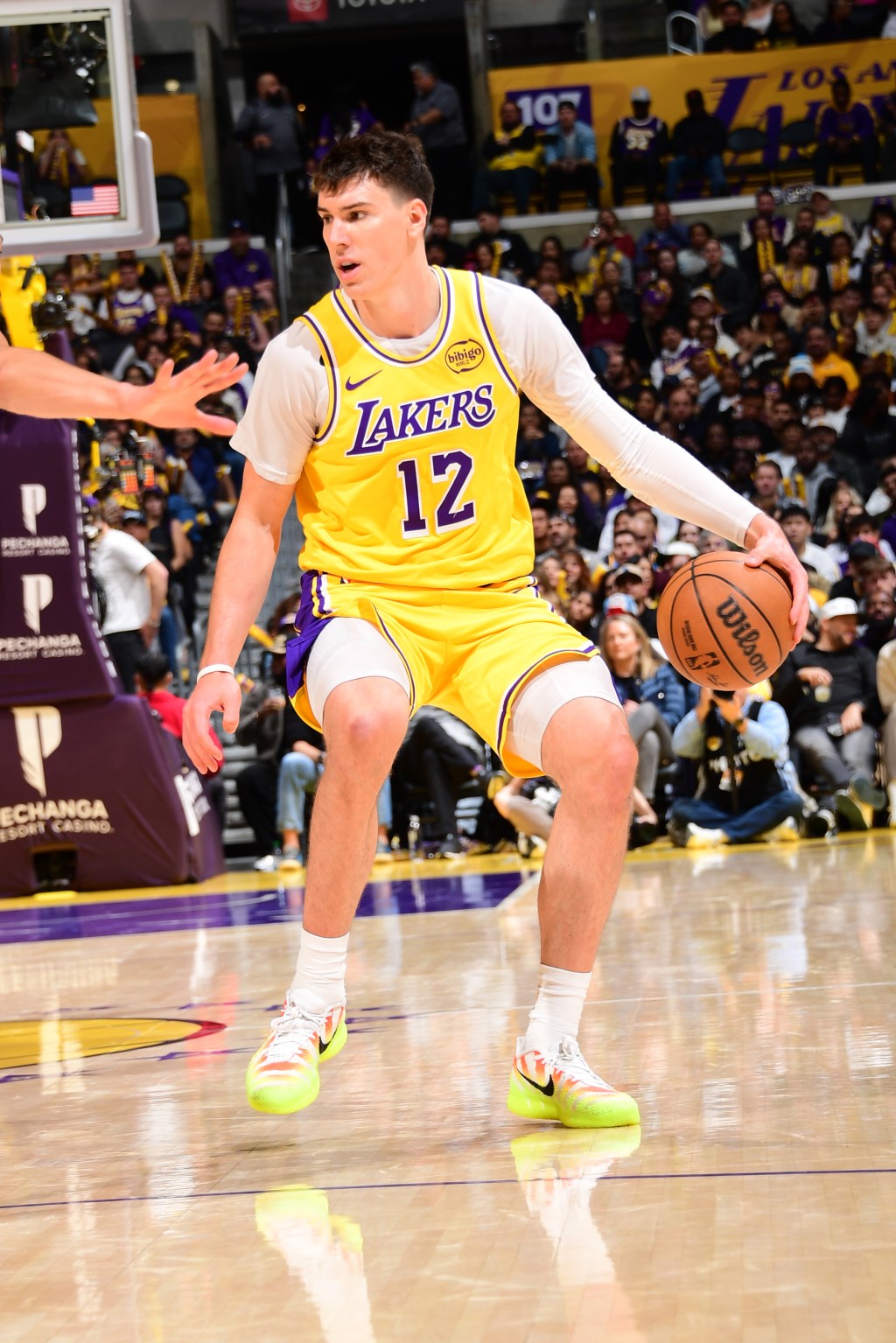 Lakers’ Jake LaRavia relishing opportunity to play in all 82 games