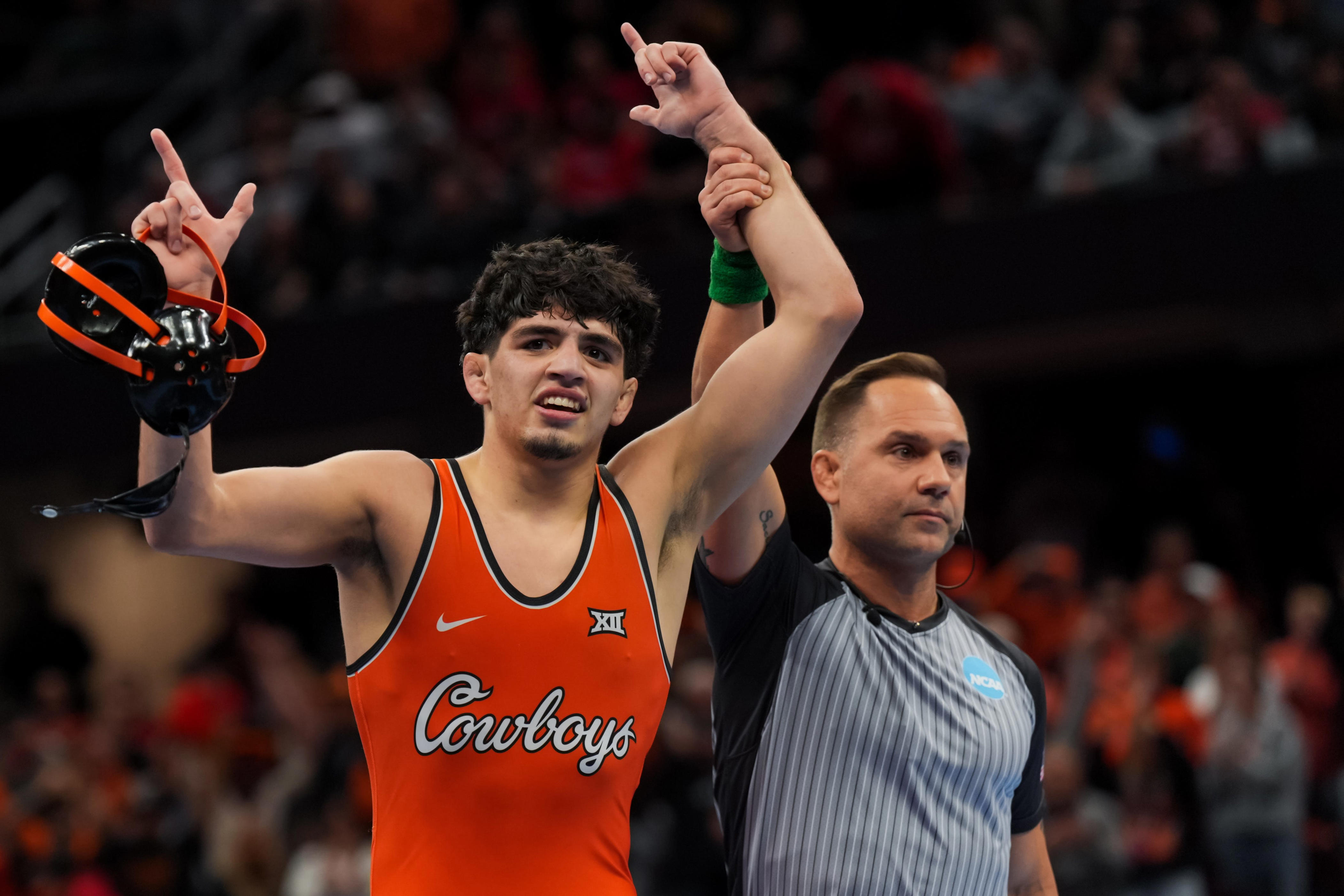 Oklahoma State wins three titles, finishes second at NCAA wrestling ...