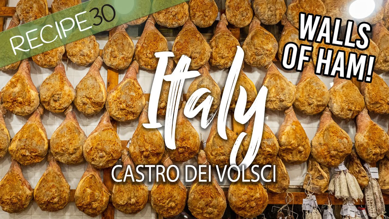 From pizza to prosciutto! (Authentic Italian food in Castro dei Volsci)