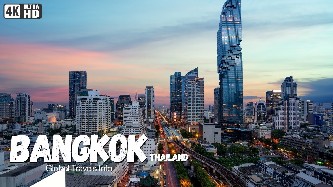 Bangkok, Thailand | Pure visual travel — 4K aerial drone video