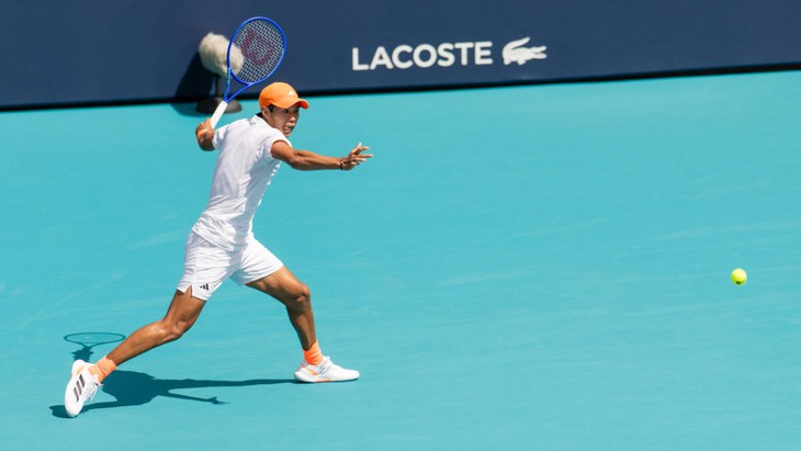 Learner Tien gây thất vọng tại Miami Open 2026