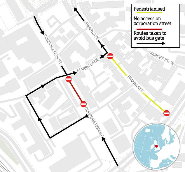 Britain's 'most lucrative' bus lane which rakes in £4,200 a day from ...