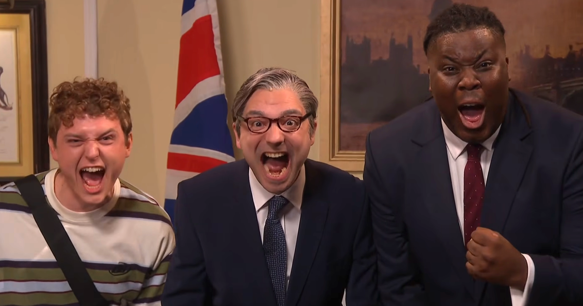 Here’s the first cold open of SNL UK