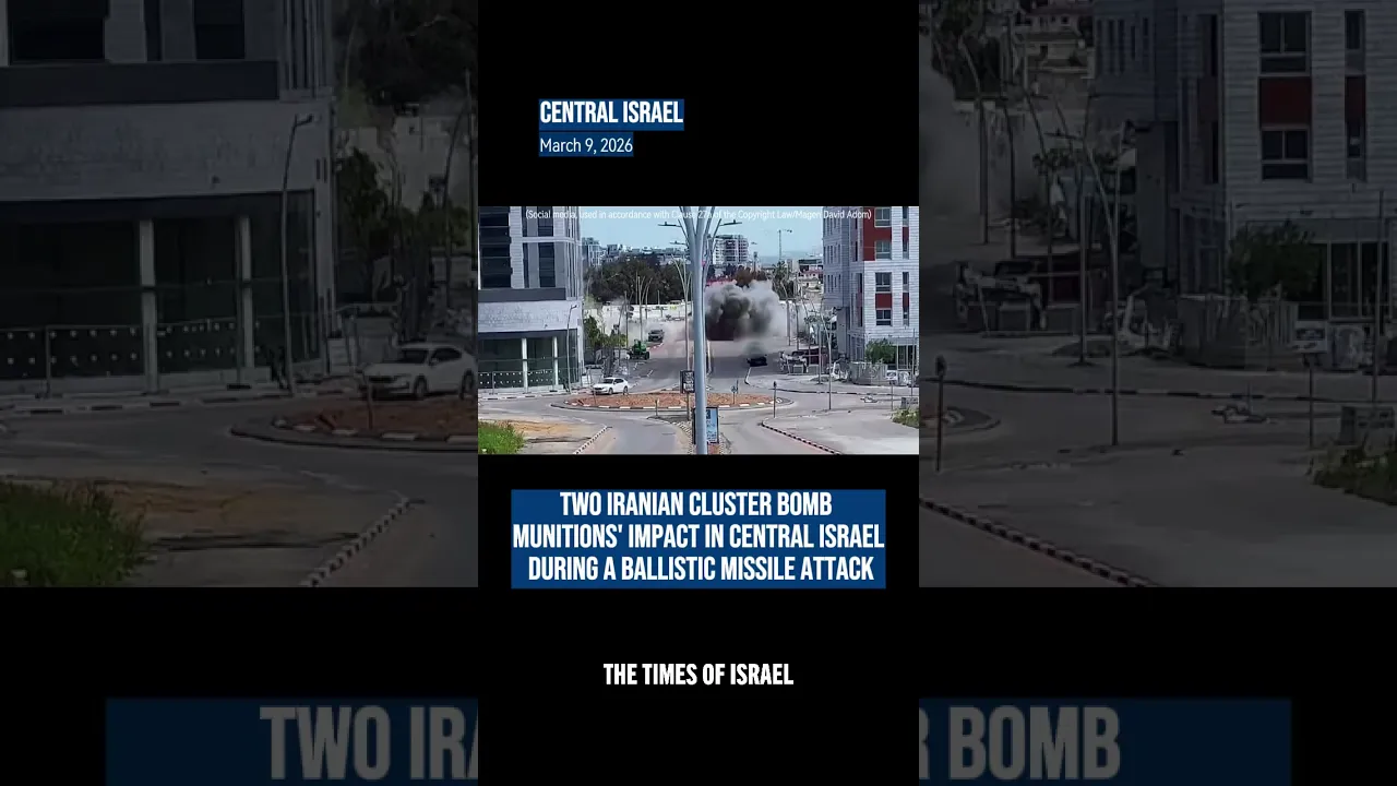 Cluster bomb munitions' impact