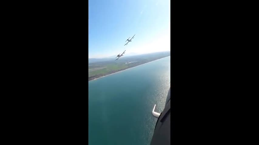 Frecce Tricolori: here are the images of the spectacular flight over ...