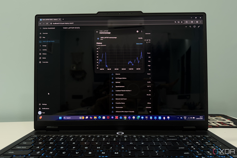 I monitor my PC with Home Assistant, and it's a bigger deal than I realized