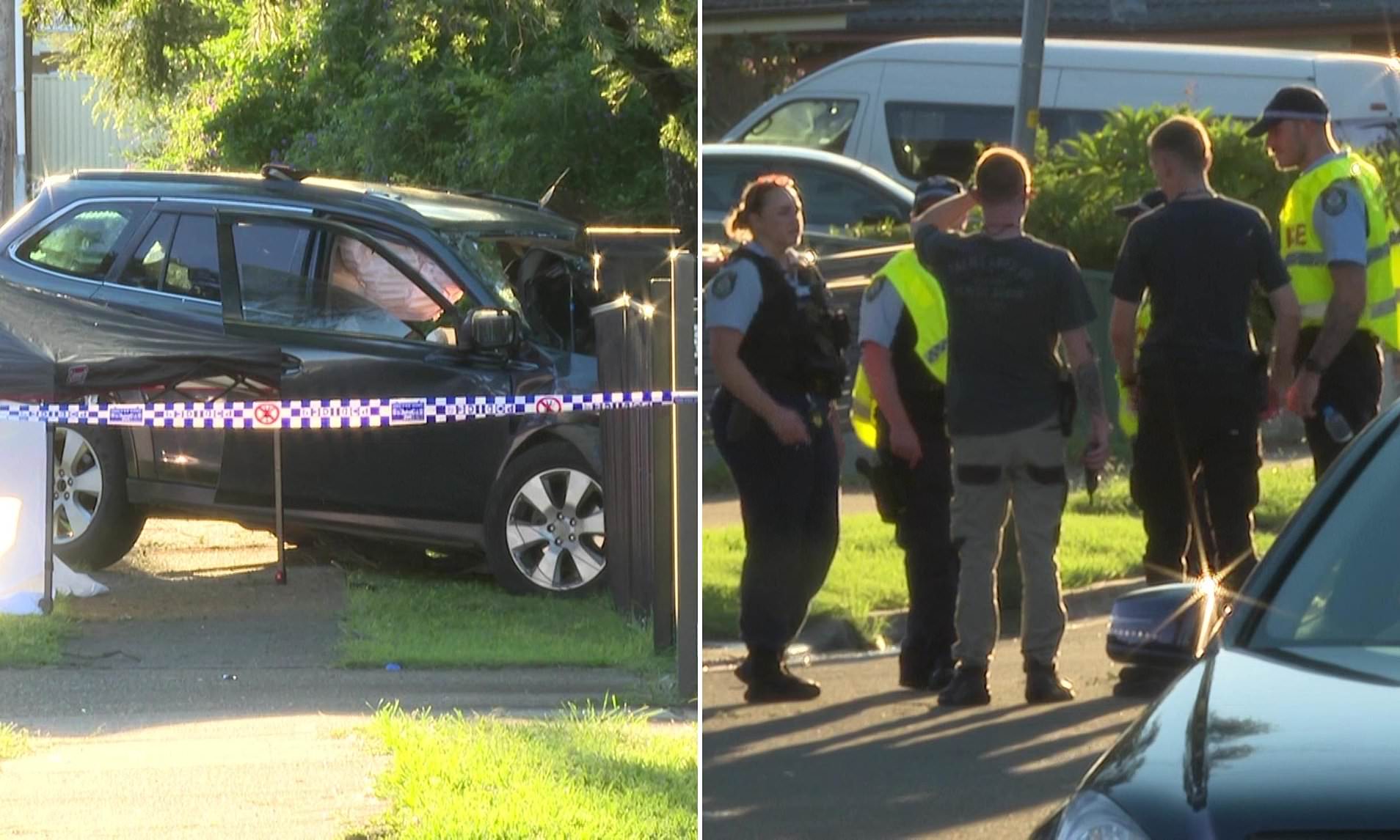 Horror as car slams into suburban property leaving one dead and five injured including two toddlers<br><br>