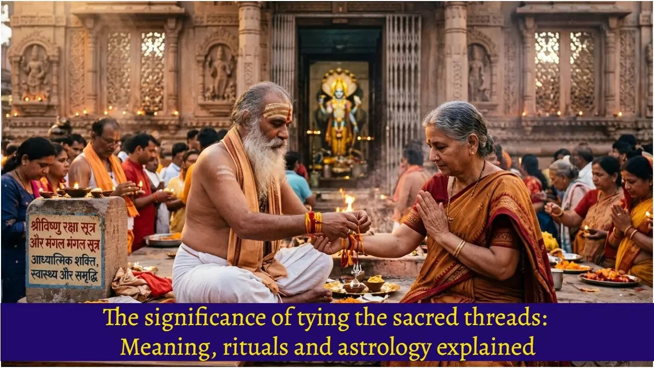 The significance of tying the sacred threads: Meaning, rituals and ...