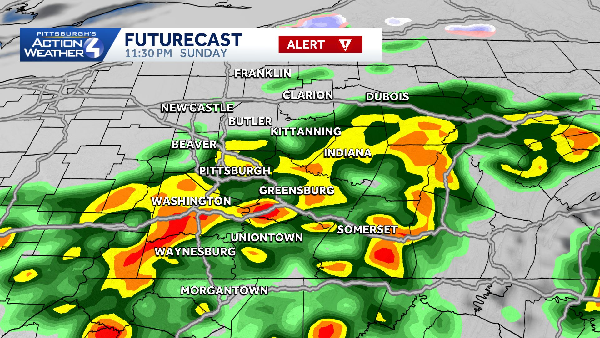 Alert Day: Scattered storms this evening, rain to later taper off
