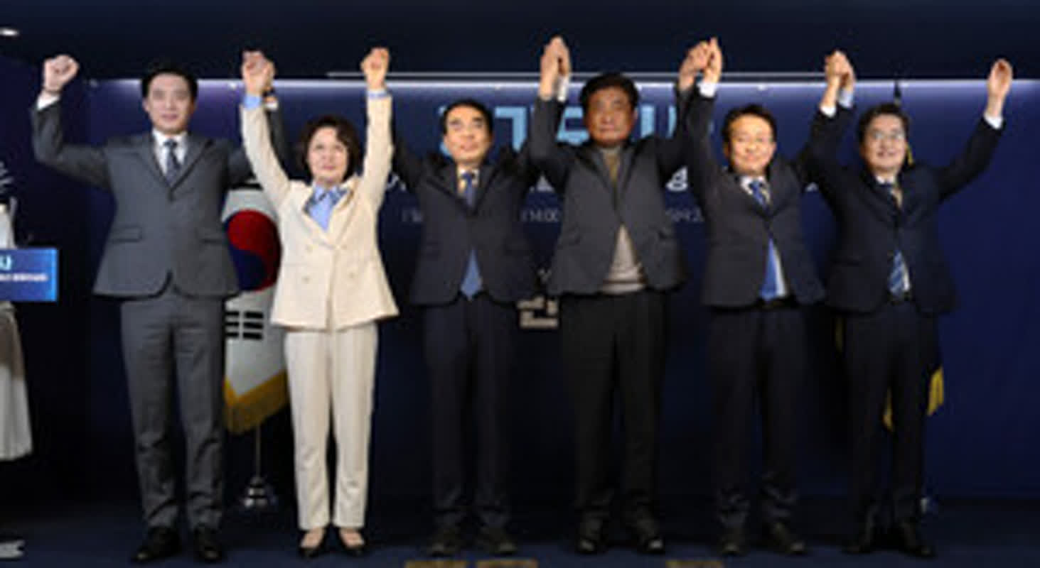 민주 경기지사 경선, 김동연·추미애·한준호 3파전