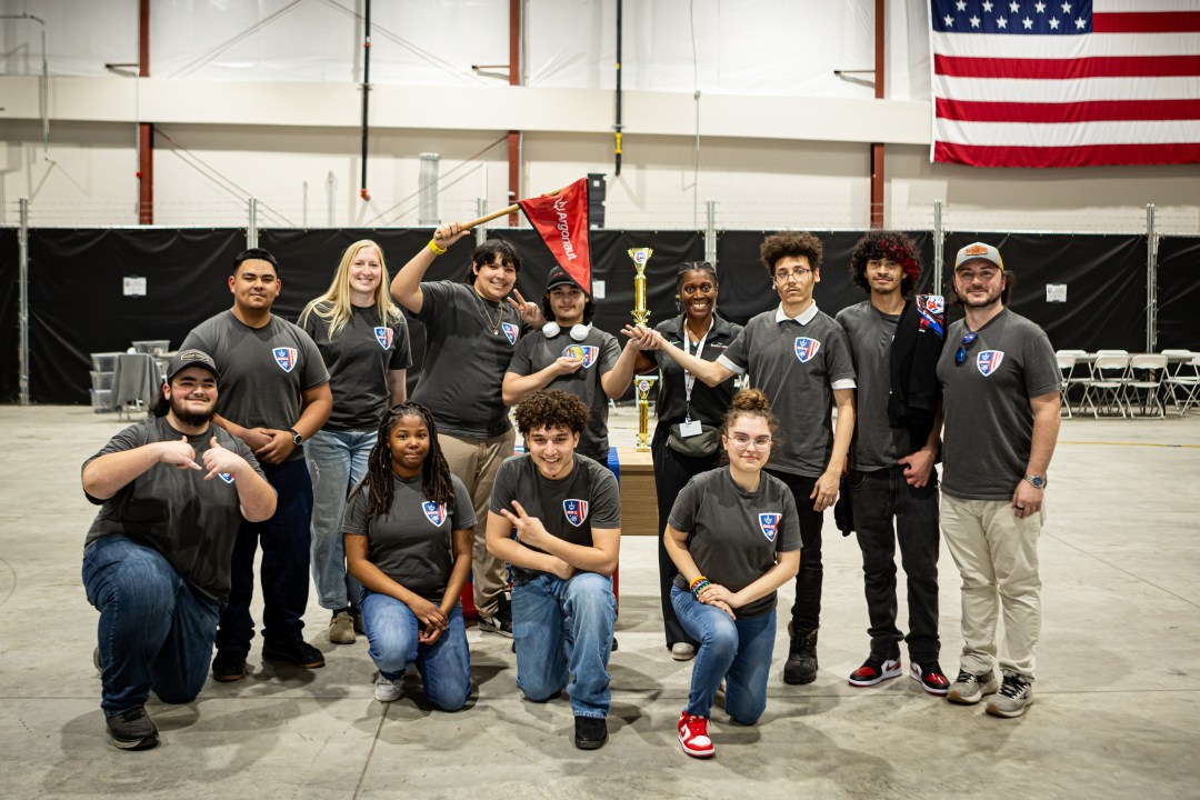 AA1Z9U02 Students Shine in Local Drone Soccer STEM Challenge