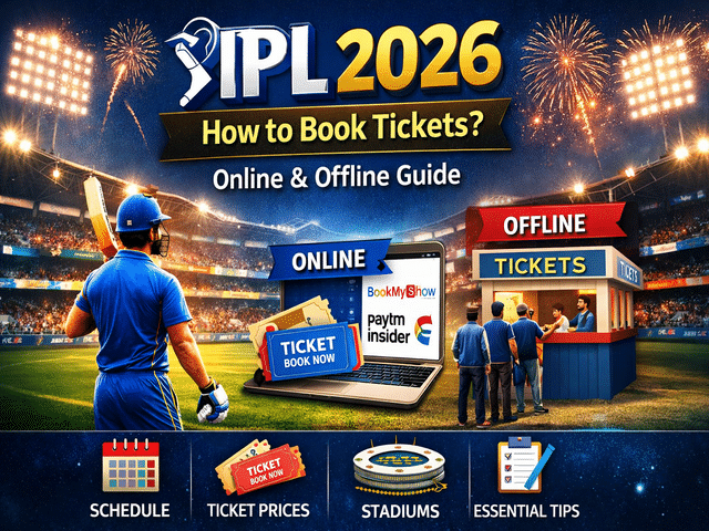 IPL 2026 ticket booking guide: How to buy tickets online & offline ...