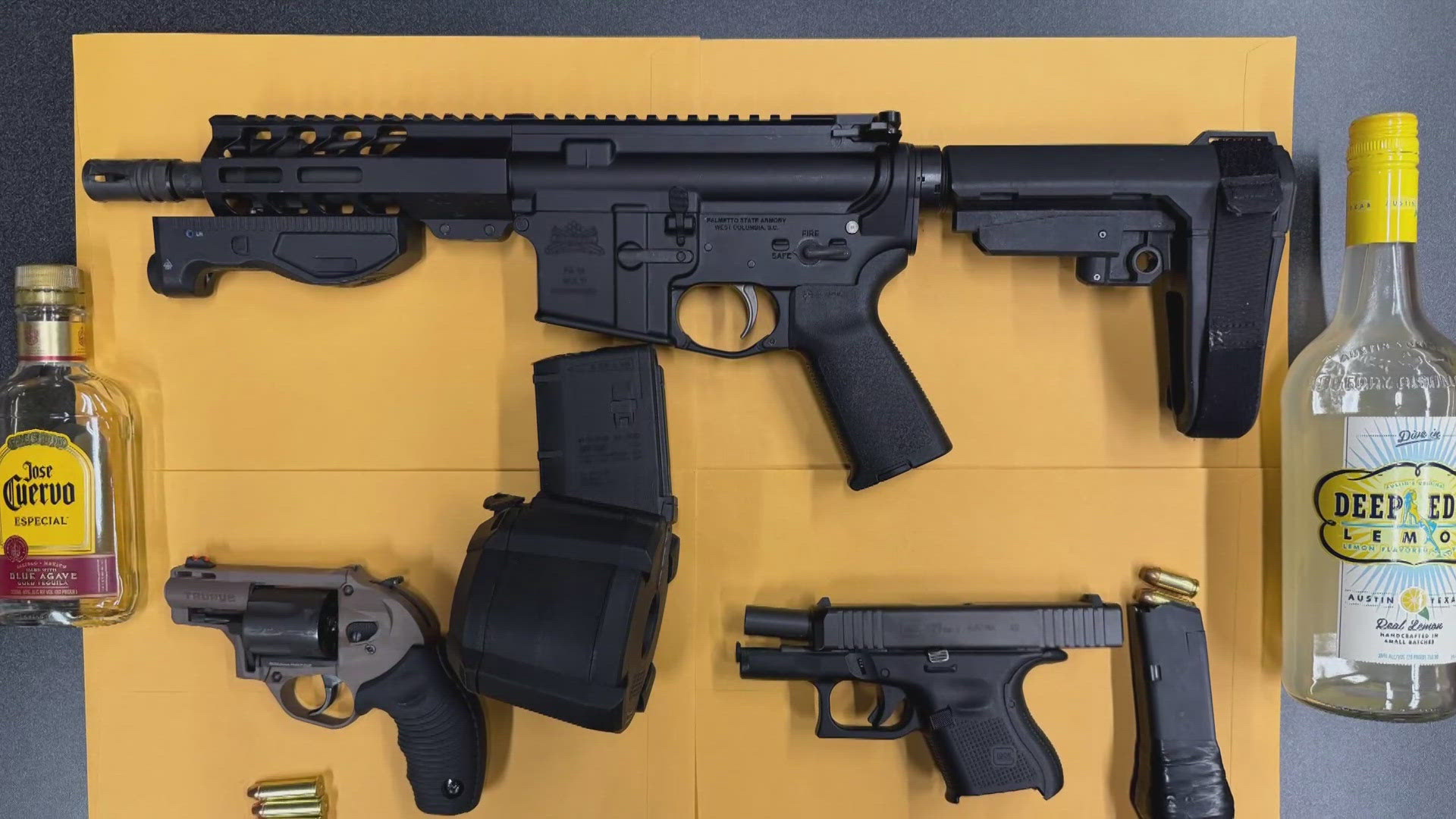 Guns seized during CMPD operation in northeast Charlotte