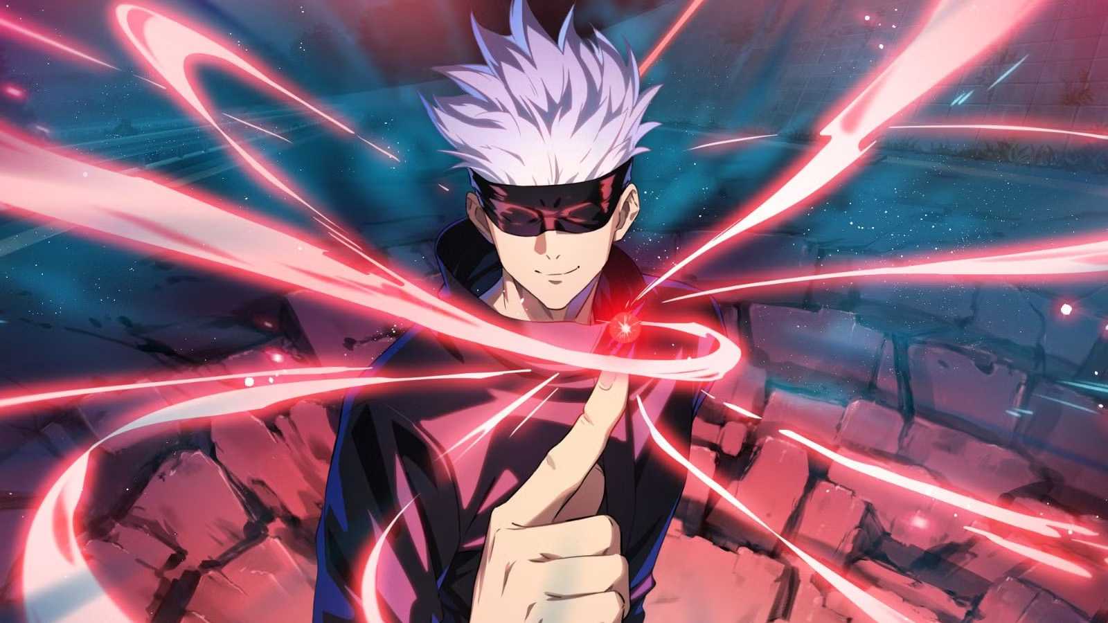 Satoru Gojo red reversal in Jujutsu kaisen
