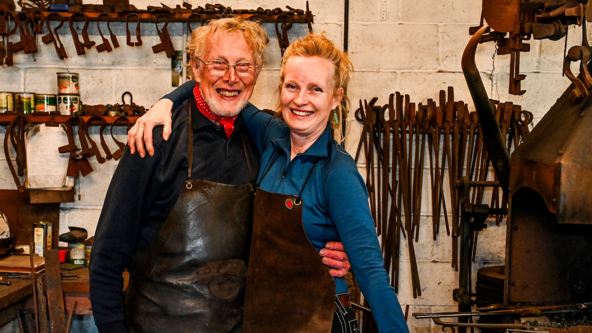 Father and daughter first to both win blacksmith honour in 700 years