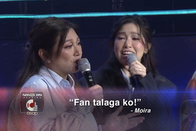 Moira reacts to 'Rufa Moi' at the ASAP studio!
