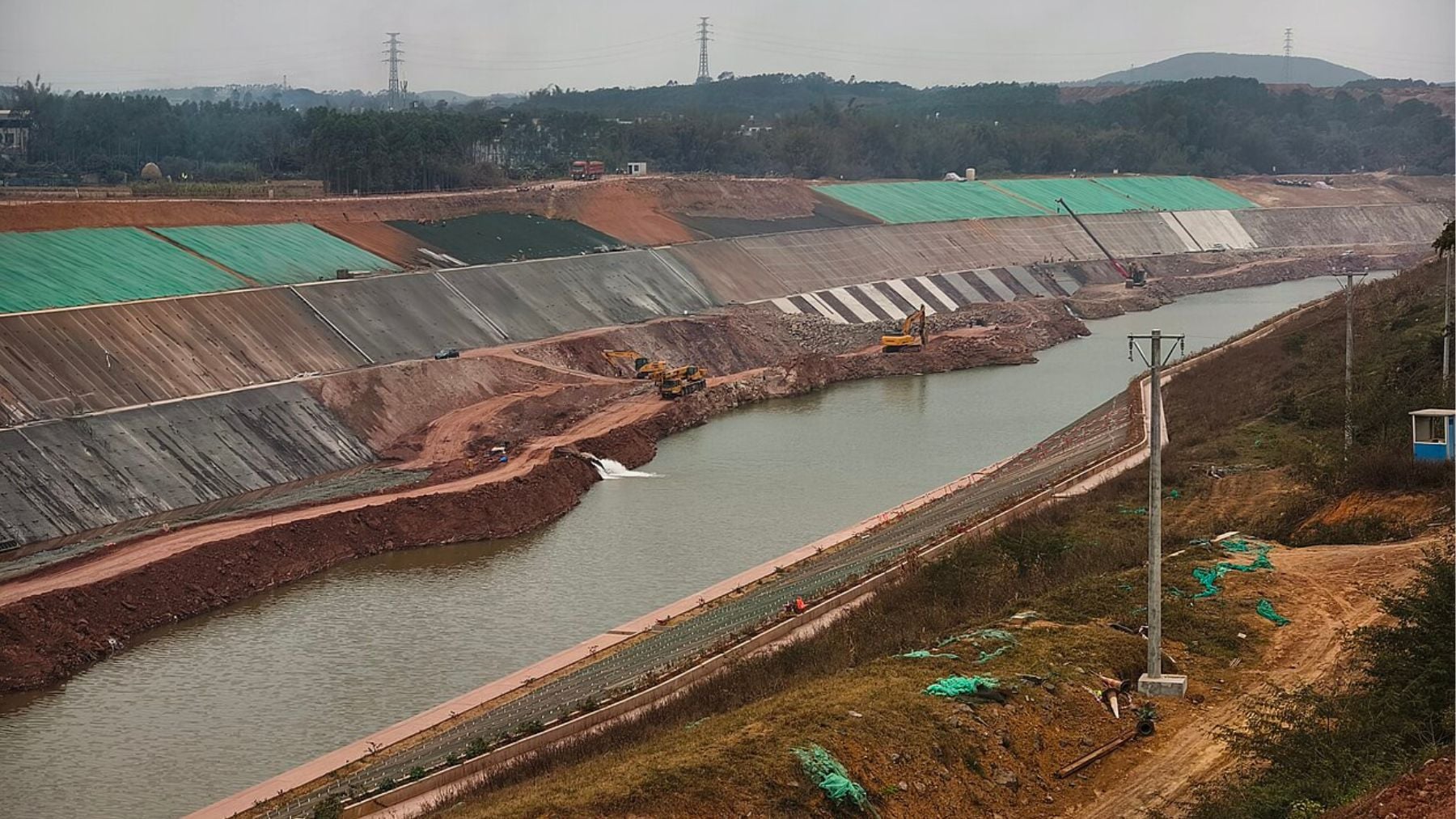 China va en serio y desafía las fronteras naturales: construye un canal ...