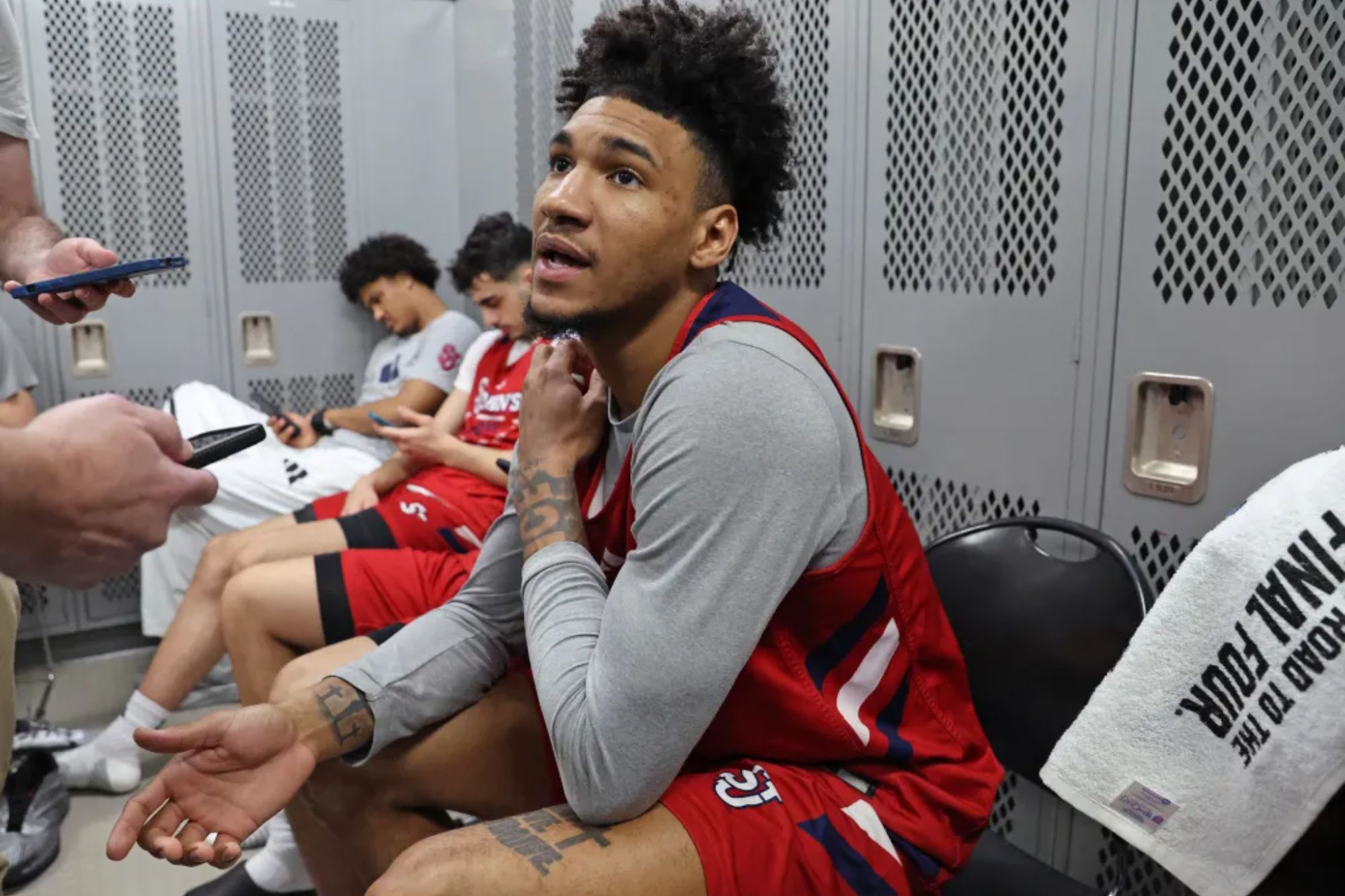 St. John’s Dillon Mitchell will get chance to defend Kansas star Darryn ...