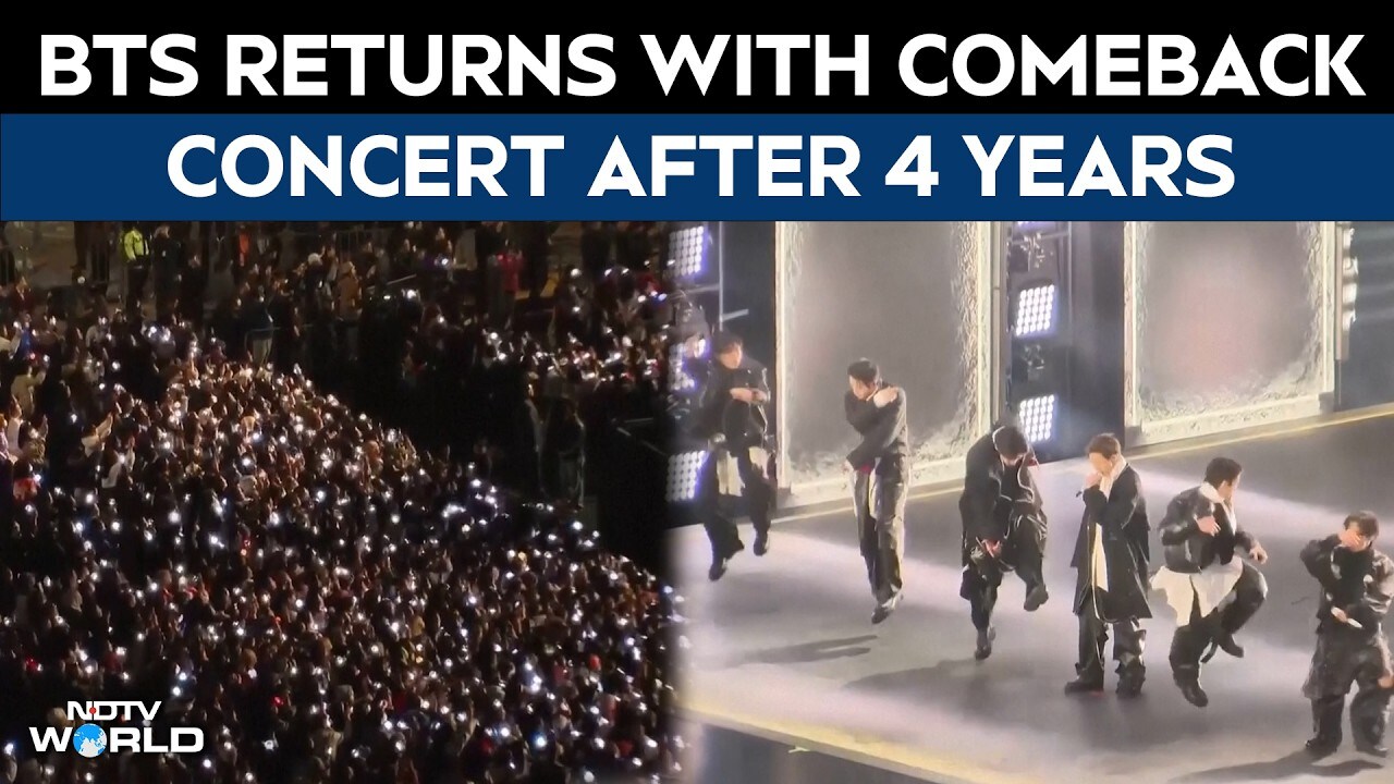 BTS returns with comeback concert in Seoul after four-year hiatus