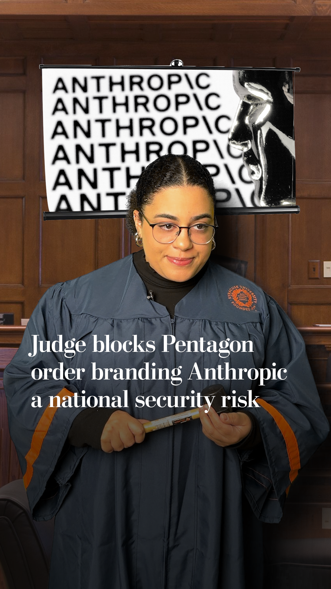 Judge bars Pentagon from labeling Anthropic a security risk