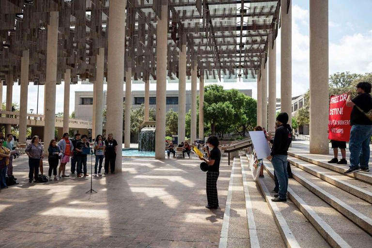 UTSA students protest consolidation of race and gender programs