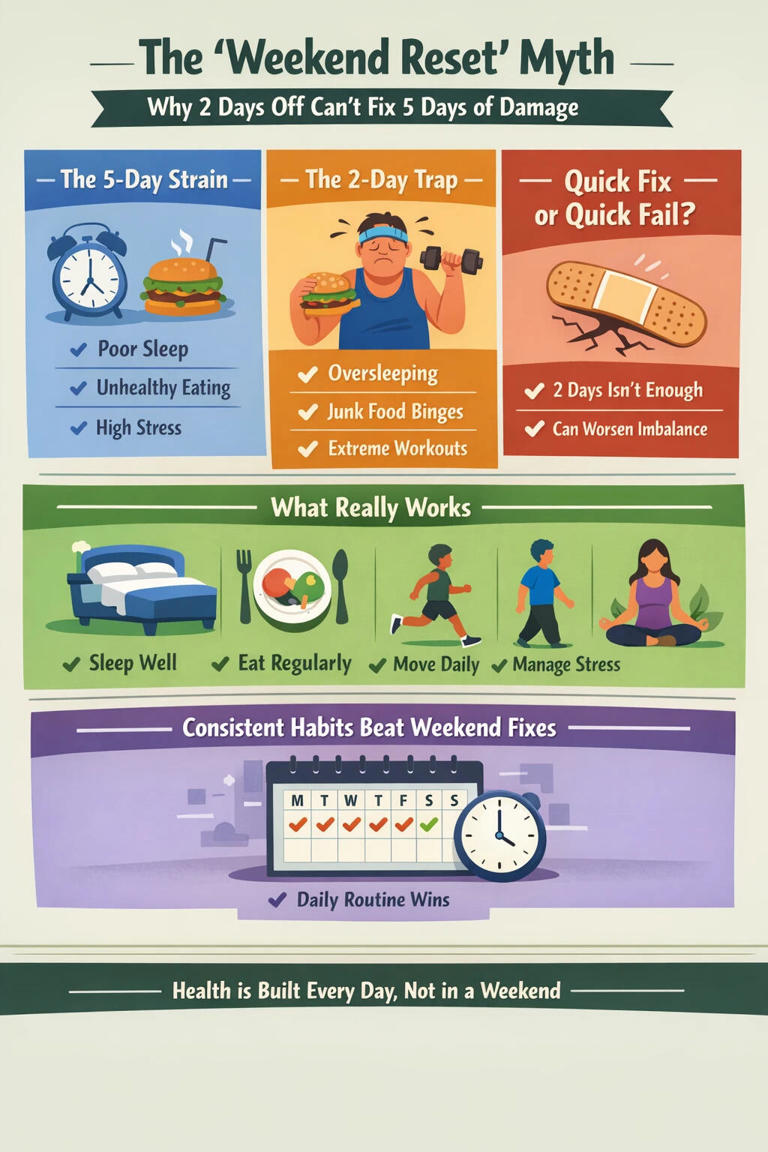 The 'weekend reset' myth: Why 2 days off can't fix 5 days of damage ...