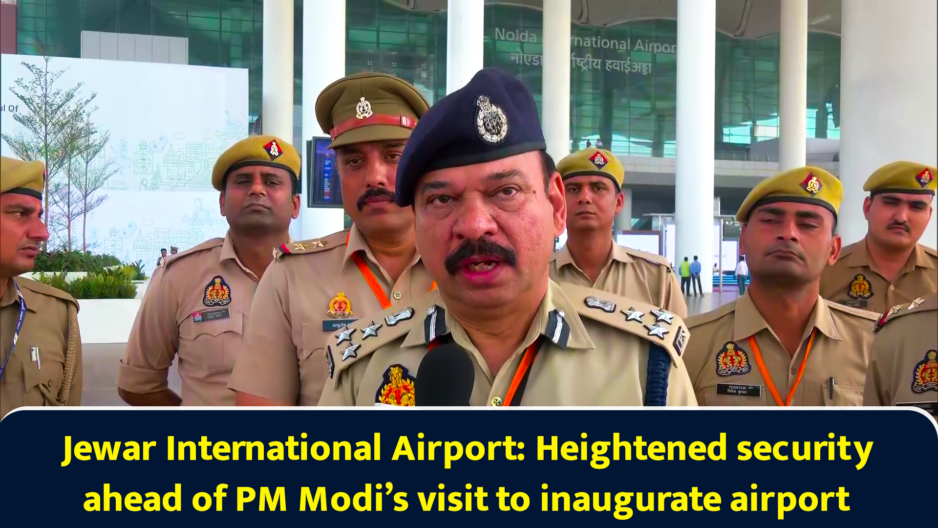 Jewar International Airport: Heightened security ahead of PM Modi’s ...