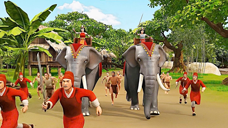 Câu chuyện về Hai Bà Trưng mở đầu Chuyện xưa nước Việt: 'Đừng bao giờ khinh thường con gái nghen!'