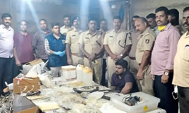 25 kg synthetic drugs seized from farmhouse near Hunsur; two arrested ...