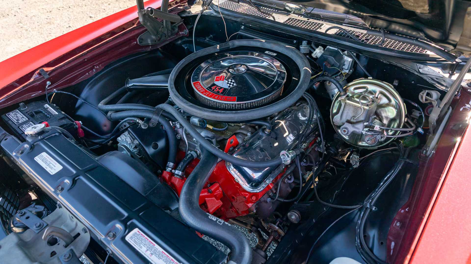 1970 Chevrolet Chevelle SS 454 LS6 Convertible V8 Engine Bay